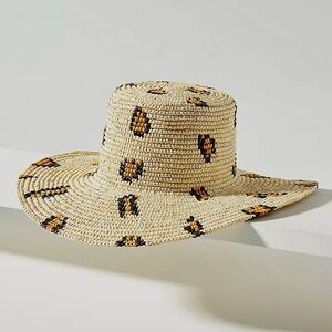 Greenpacha Leopard Print Straw Hat